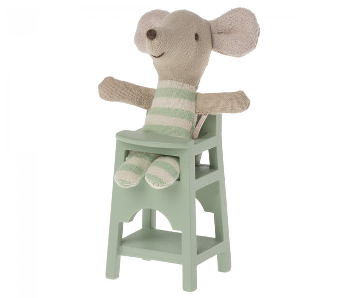 Maileg Mouse High Chair - Mint