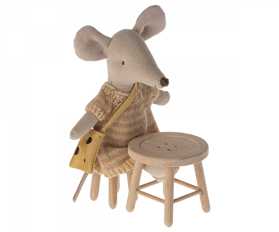 Maileg Table and stool set, Mouse