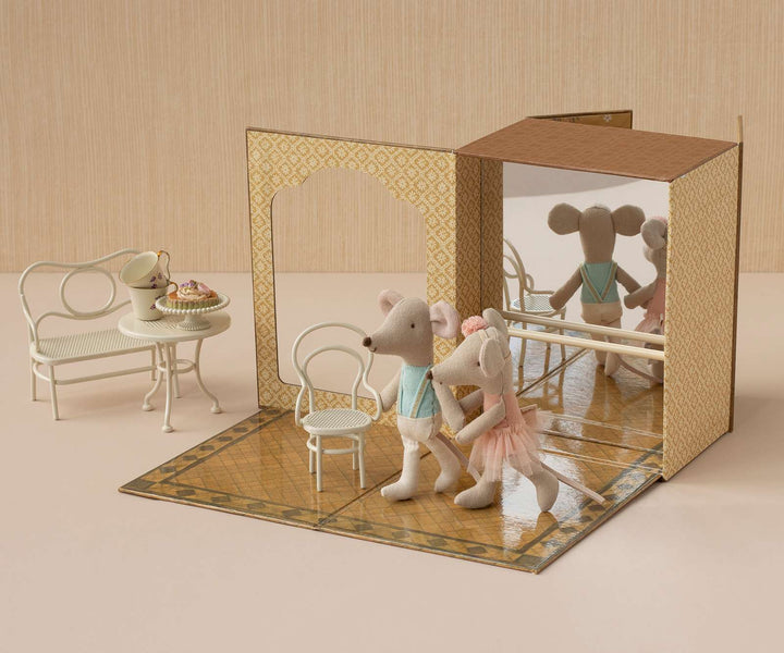 Maileg Ballet Mice in Dance Studio