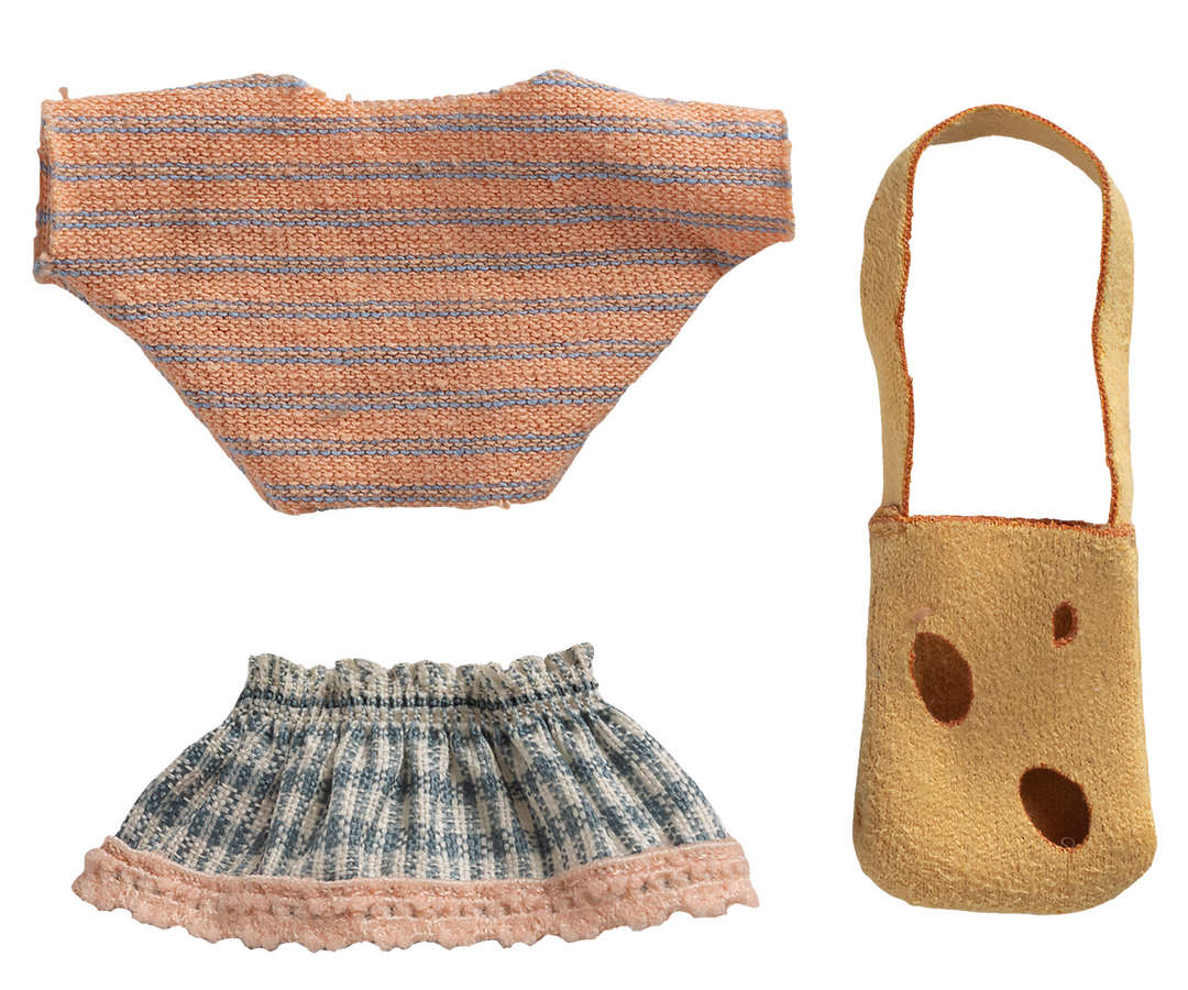 Maileg Little Sister Clothes and Bag