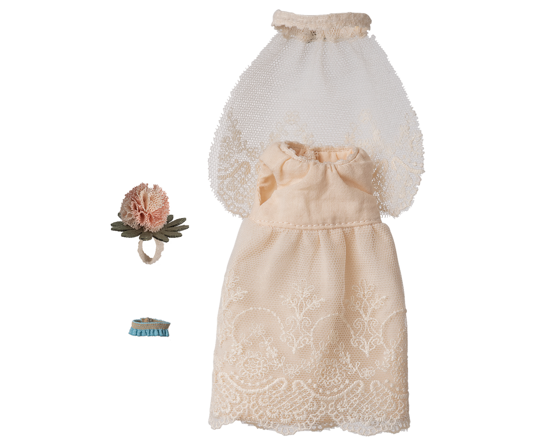 Maileg Wedding Dress - Mum Mouse