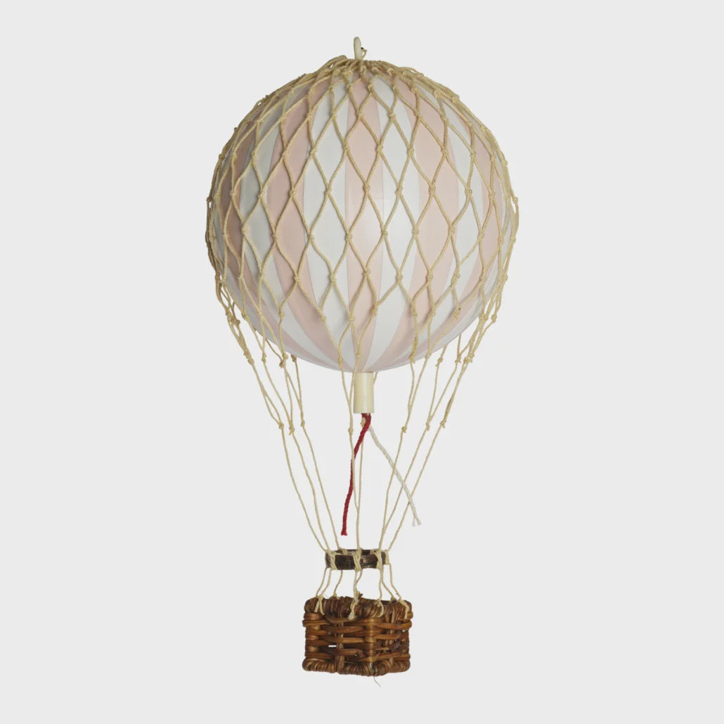 Floating the Skies Hot Air Balloon Light Pink -13cm