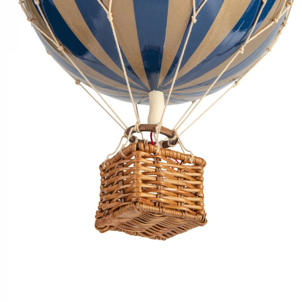 Travels Light Hot Air Balloon Gold Navy - 30cm