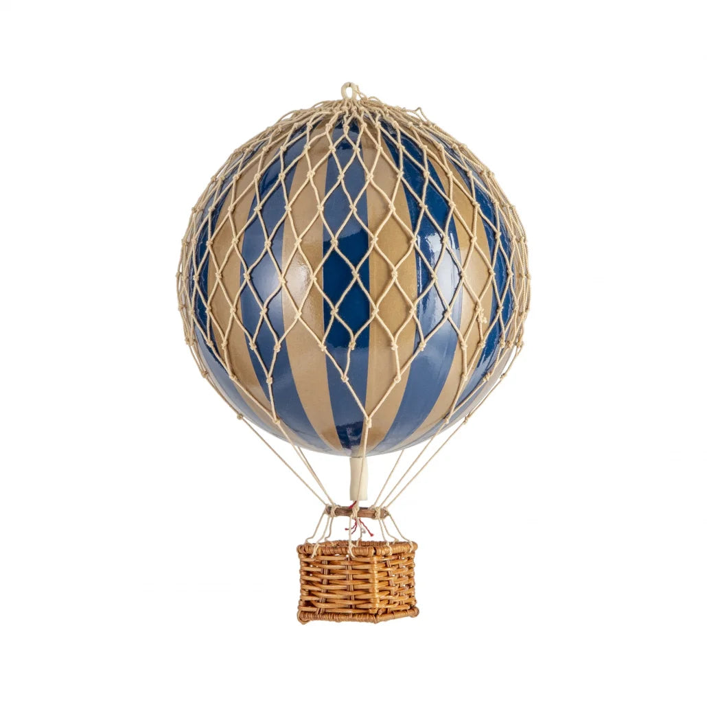 Travels Light Hot Air Balloon Gold Navy - 30cm