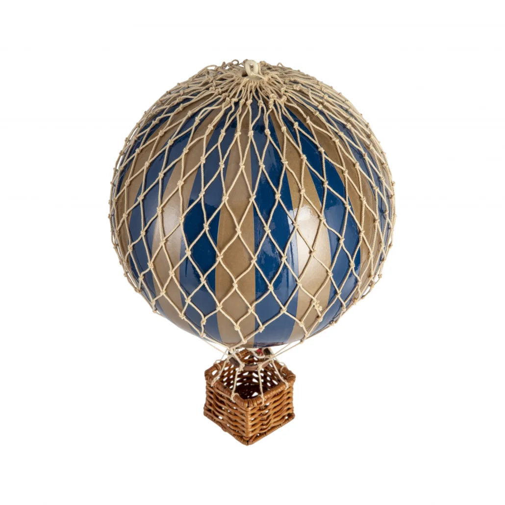 Travels Light Hot Air Balloon Gold Navy - 30cm