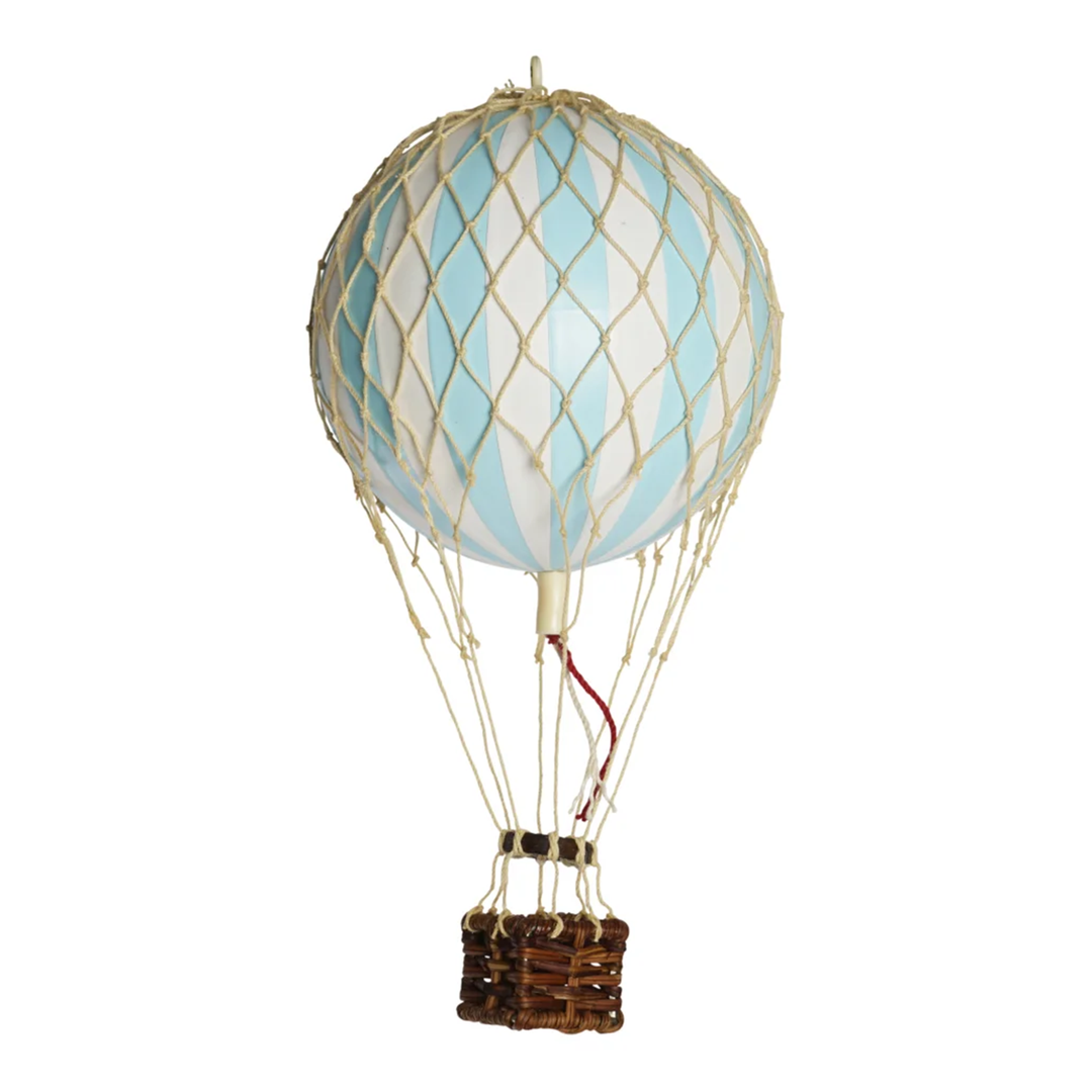 Floating the Skies - Hot Air Balloon Light Blue - 13cm