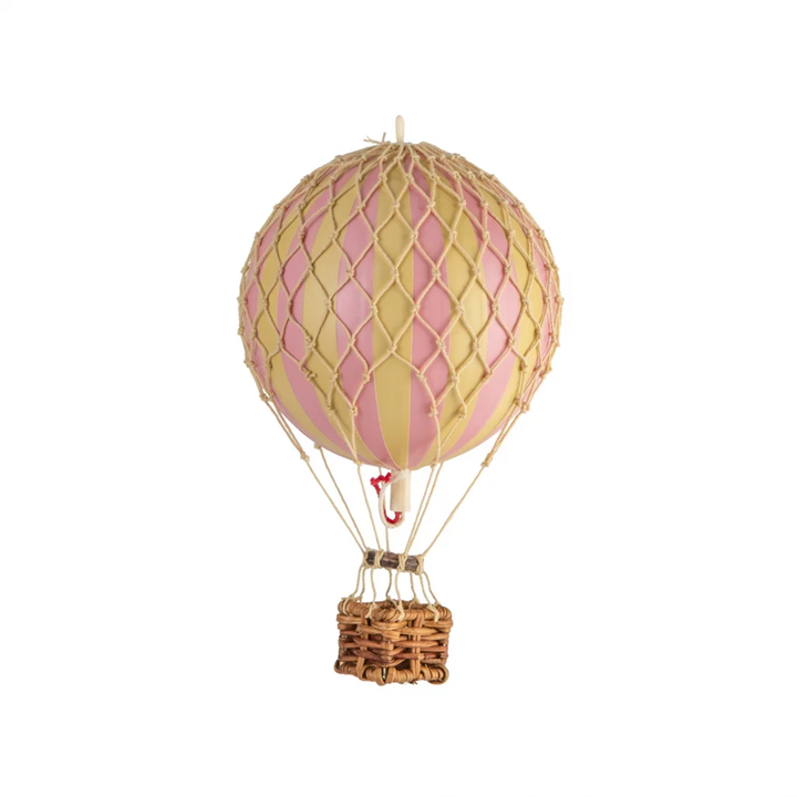 Floating the Skies - Hot Air Balloon Pink - 13cm