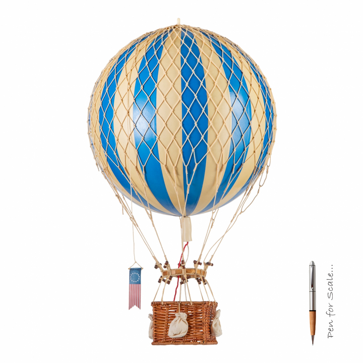 Royal Aero Hot Air Balloon Blue - 56cm