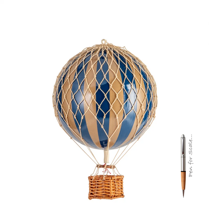 Travels Light Hot Air Balloon Gold Navy - 30cm