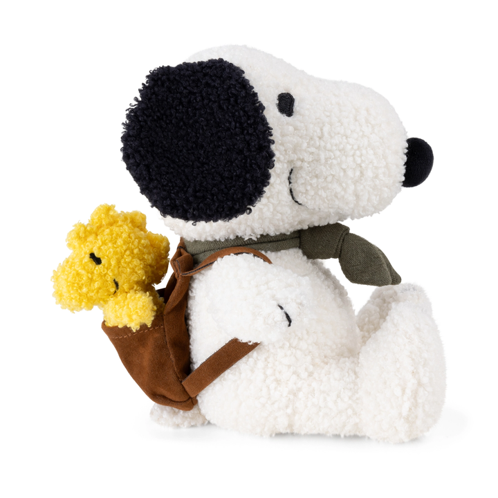 Bon Ton Toys Peanuts Snoopy with Woodstock Backpack Eco Plush 20cm