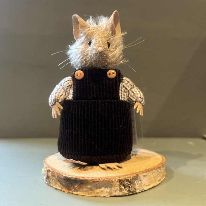 Bumble Bears Acorn Mouse | 10cm Handmade Artist Mouse by Fiona Wells