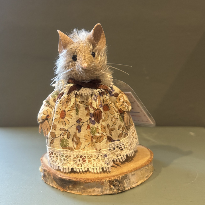 Bumble Bears Catkin Mouse | 10cm Handmade Artist Mouse by Fiona Wells