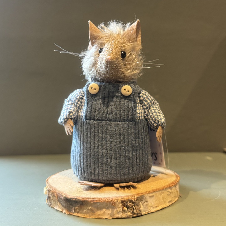 Bumble Bears Crump Mouse | 10cm Handmade Artist Mouse by Fiona Wells