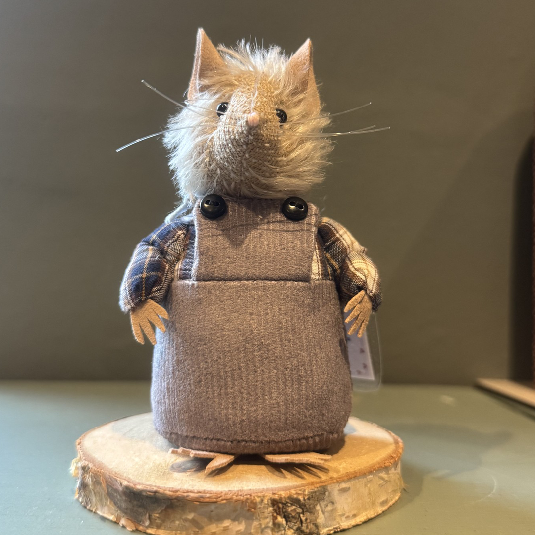 Bumble Bears Nutkin Mouse | 10cm Handmade Artist Mouse by Fiona Wells