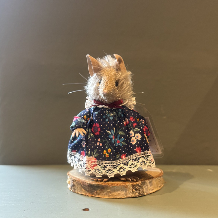 Bumble Bears Winnie Mouse | 10cm Handmade Artist Mouse by Fiona Wells