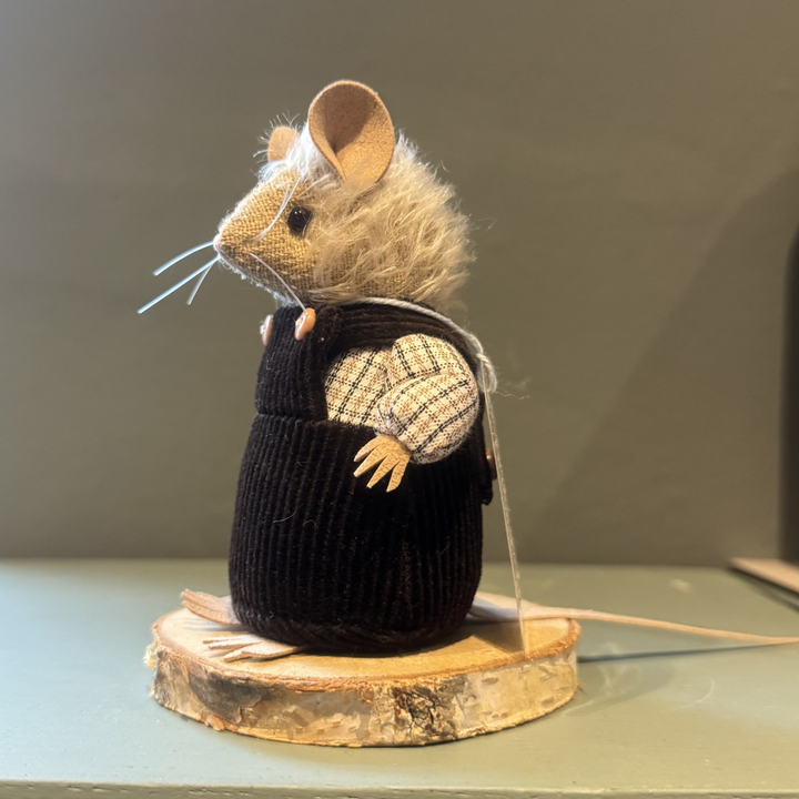 Bumble Bears Acorn Mouse | 10cm Handmade Artist Mouse by Fiona Wells
