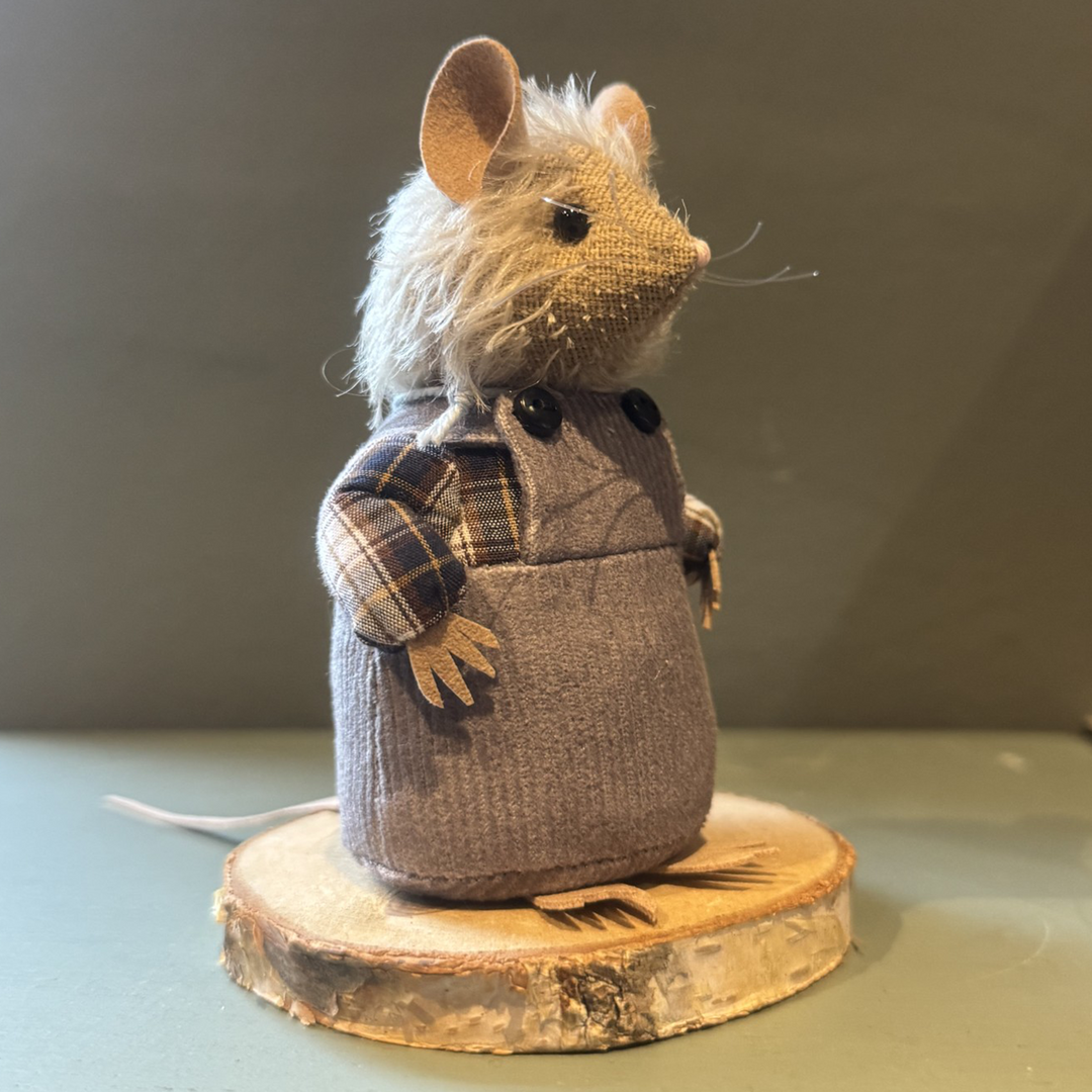 Bumble Bears Nutkin Mouse | 10cm Handmade Artist Mouse by Fiona Wells