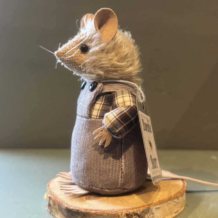 Bumble Bears Nutkin Mouse | 10cm Handmade Artist Mouse by Fiona Wells