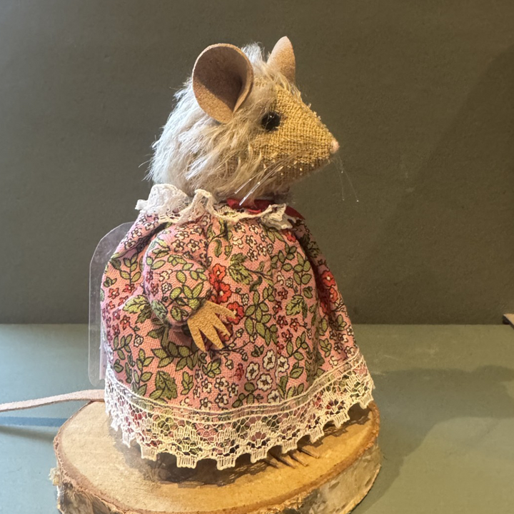 Bumble Bears Posy Mouse | 10cm Handmade Artist Mouse by Fiona Wells