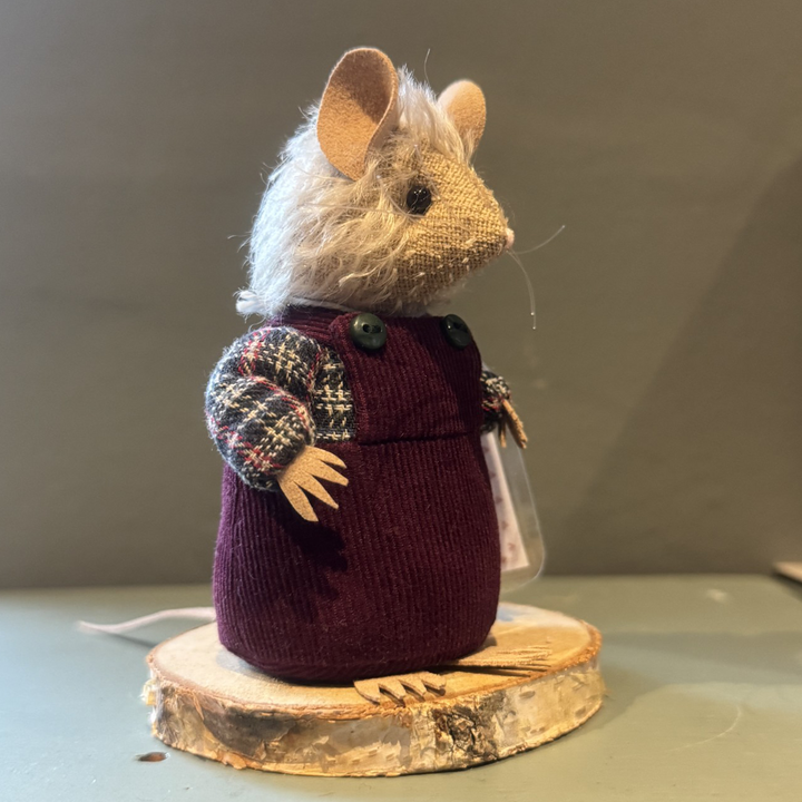 Bumble Bears Walter Mouse | 10cm Handmade Artist Mouse by Fiona Wells