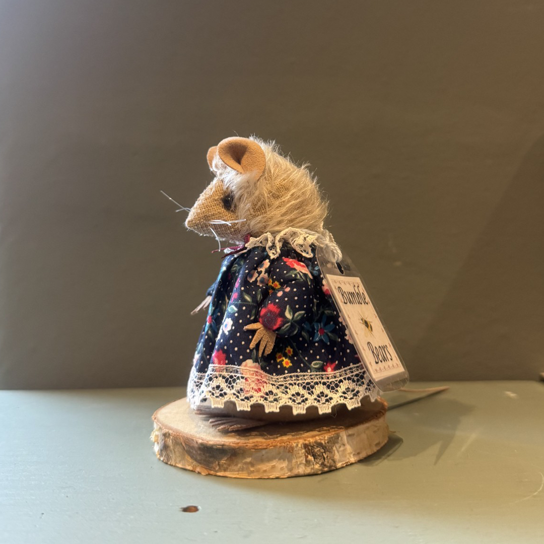 Bumble Bears Winnie Mouse | 10cm Handmade Artist Mouse by Fiona Wells