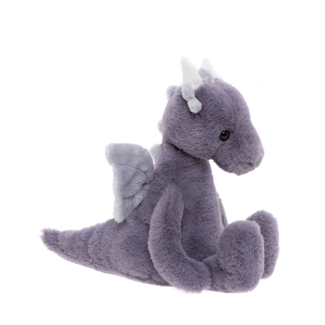 Charlie Bears Bear & Me Draco Dragon Soft Lavender Plush Toy 34cm