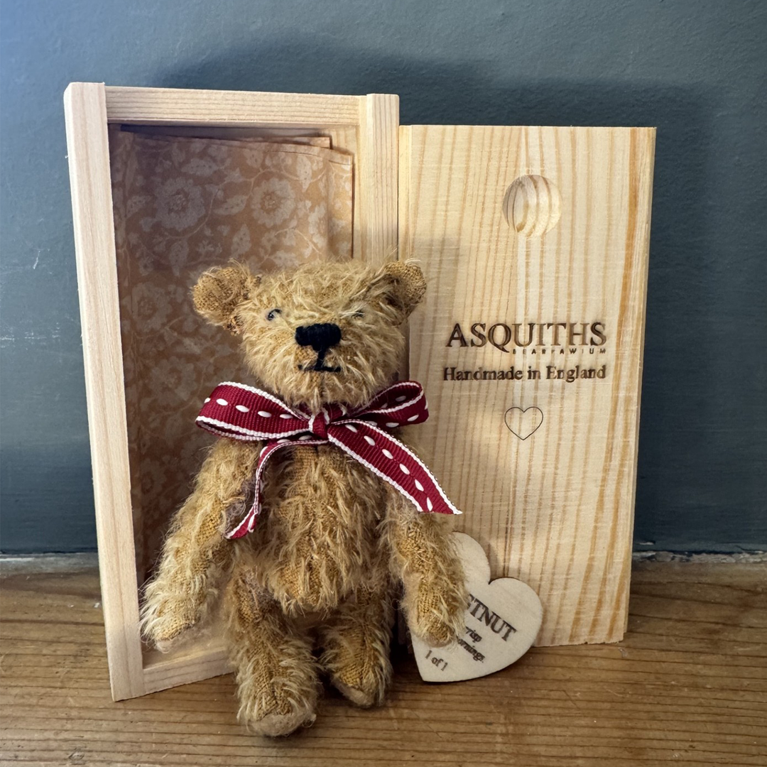 Chestnut Handmade Mohair Teddy Bear | Asquiths Little Bear Collection