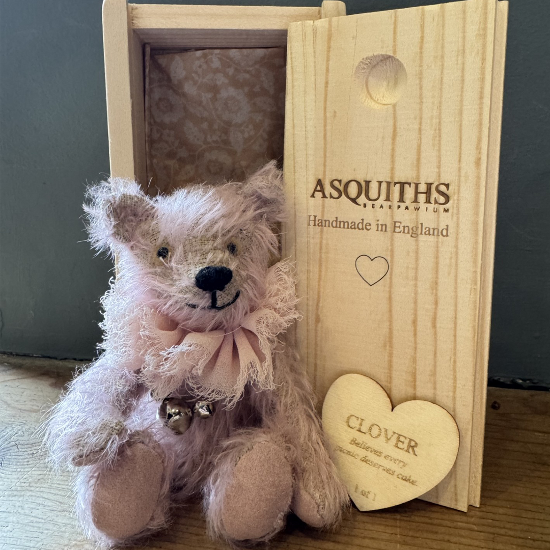 Clover Handmade Mohair Teddy Bear | Asquiths Little Bear Collection