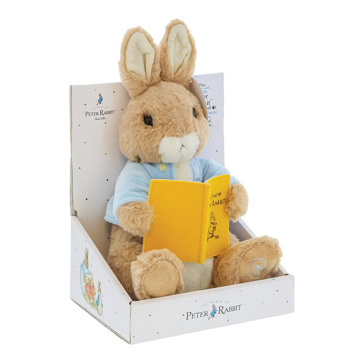 Large Animated Peter Rabbit Soft Toy – Plays Full Tale, 30 cm Plush