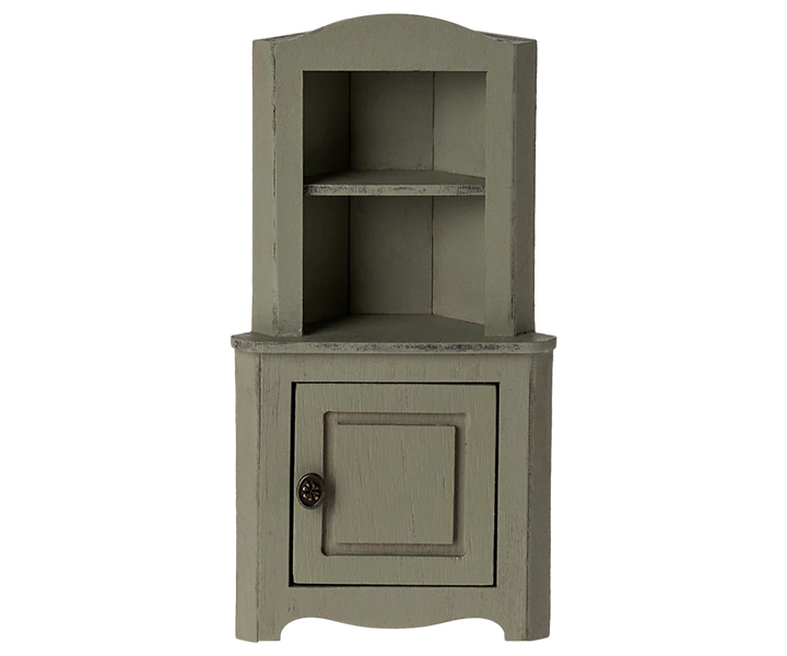 Maileg Corner cabinet, Mouse - Light green