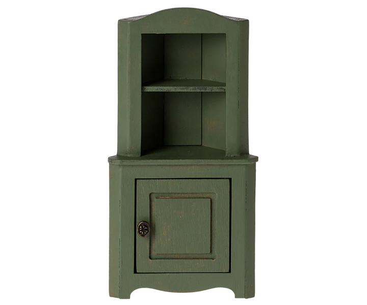 Maileg Corner Cabinet Mouse - Dark Green