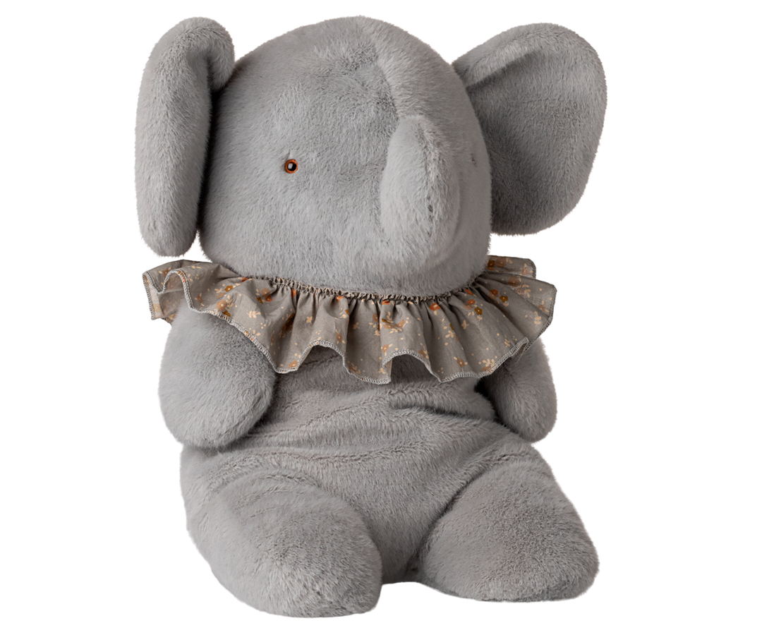 Maileg Elephant Plush - Blue Grey (Big)