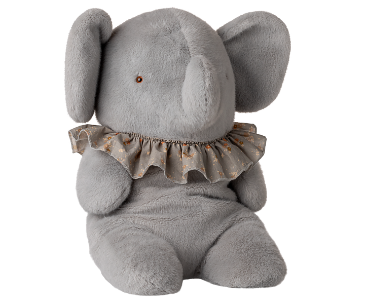 Maileg Elephant Plush - Blue Grey (Big)