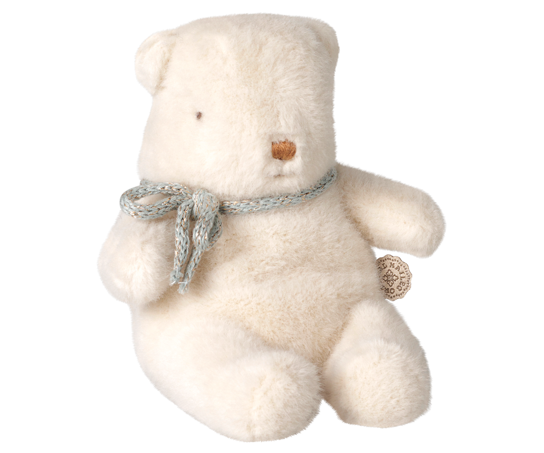 Maileg Mini Teddy Bear Plush – Off White | 12cm Soft Teddy Bear 16-6967-02