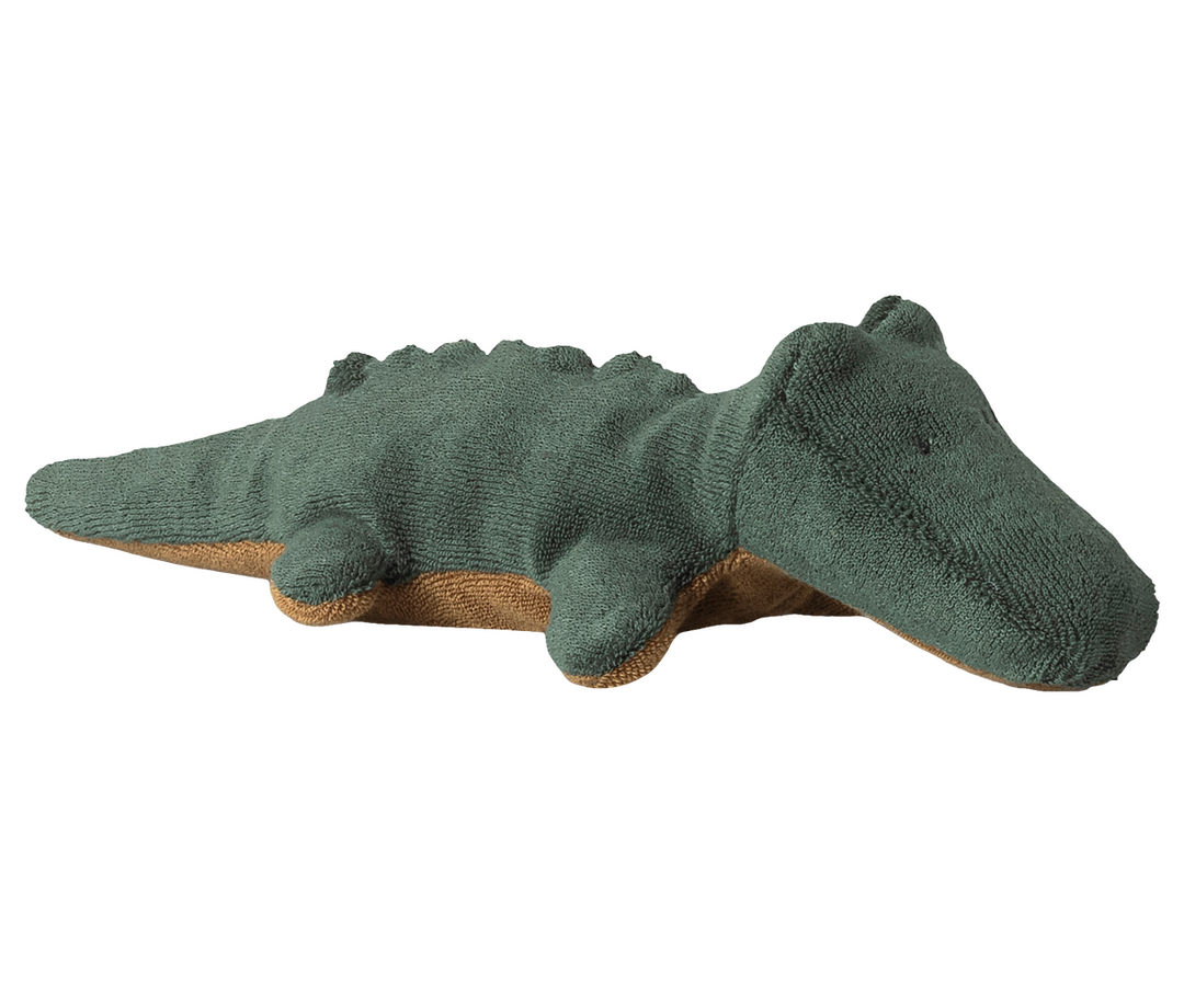 Maileg Safari Friends Crocodile Mini Forest Green 26cm | Soft Cuddly Crocodile Toy