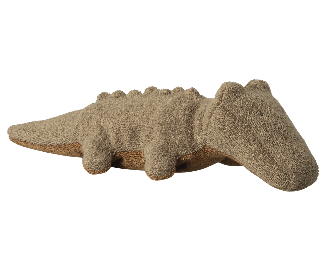 Maileg Safari Friends Crocodile Mini Olive Green 26cm | Soft Cuddly Crocodile Toy