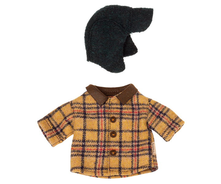 Maileg Teddy Dad Woodsman Jacket & Hat | Teddy Dad Clothing Set