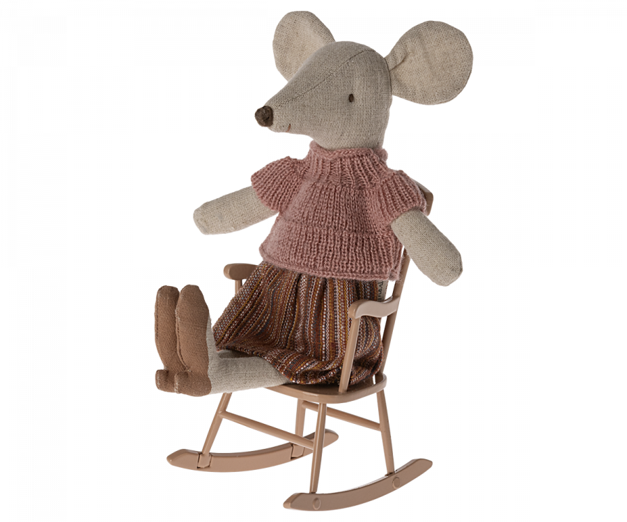 Maileg Rocking Chair - Dark Powder