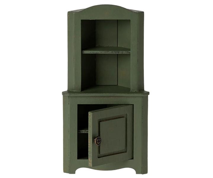 Maileg Corner Cabinet Mouse - Dark Green