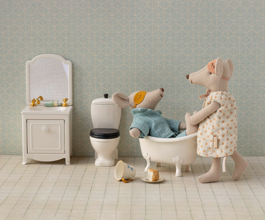 Maileg Sink Dresser - Mouse,  Off White