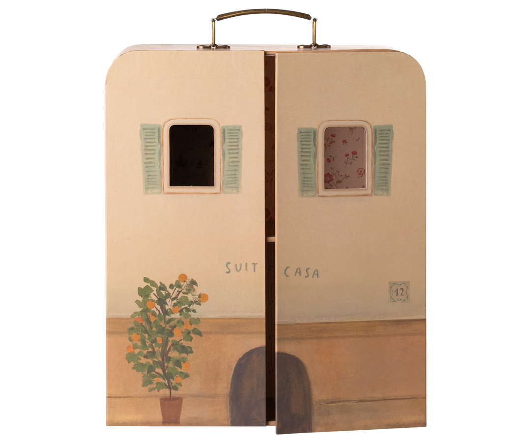 Maileg SuitCasa Portable House – For Little Sister & Brother Mouse