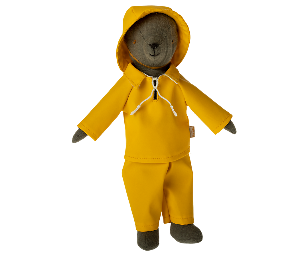 Maileg Teddy Dad Raincoat with Hat | Teddy Dad Rainwear Clothing Set