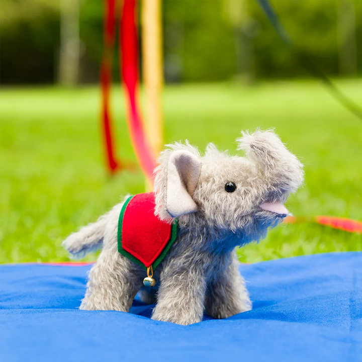 Merrythought Little Jumbo  8 Limited Edition Mohair Circus Elephant – 300 Pieces