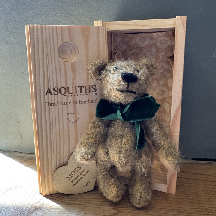 Moss Handmade Mohair Teddy Bear | Asquiths Little Bear Collection