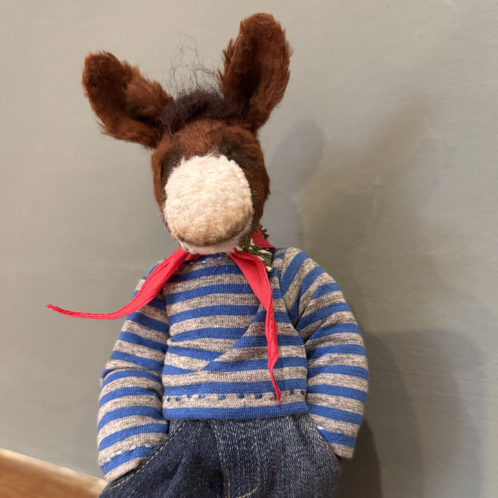 Out of The Woods Bears Dylon the Donkey – One of a Kind Handmade Artist Collectible 7"