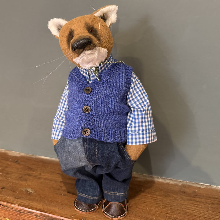 Out of The Woods Bears Frank Fox II 12" – One of a Kind Handmade Artist Fox Collectible