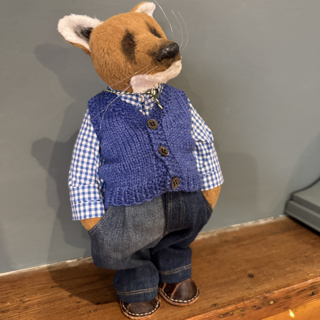 Out of The Woods Bears Frank Fox II 12" – One of a Kind Handmade Artist Fox Collectible