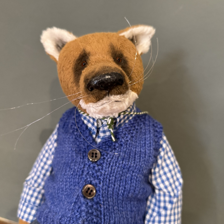 Out of The Woods Bears Frank Fox II 12" – One of a Kind Handmade Artist Fox Collectible