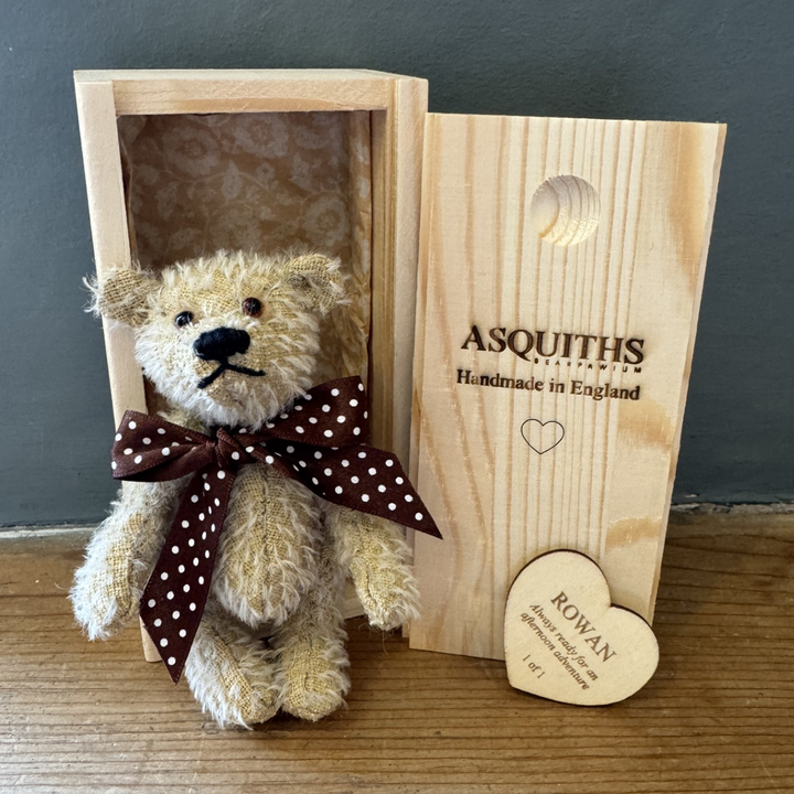 Rowan Handmade Mohair Teddy Bear | Asquiths Little Bear Collection