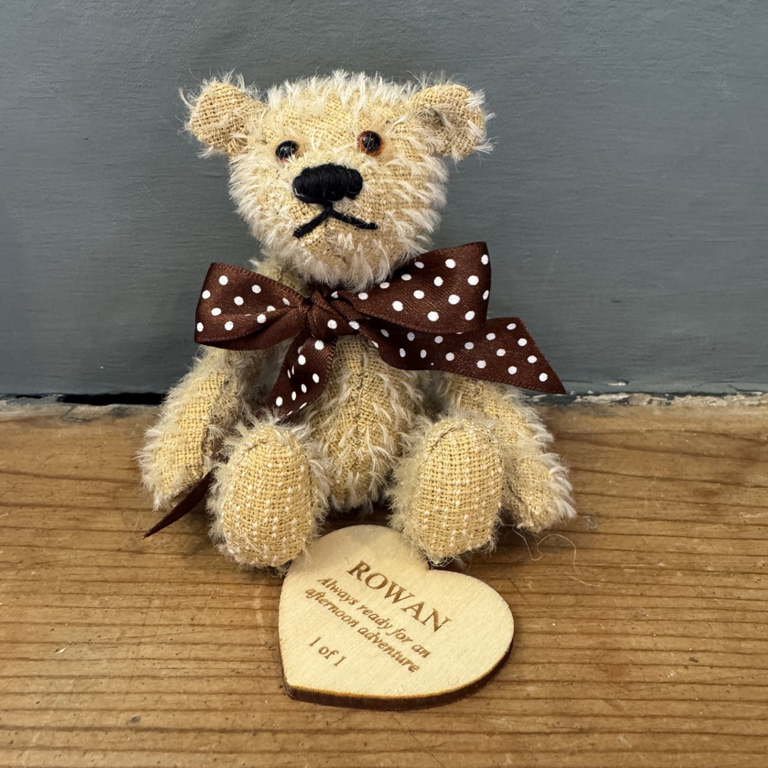 Rowan Handmade Mohair Teddy Bear | Asquiths Little Bear Collection